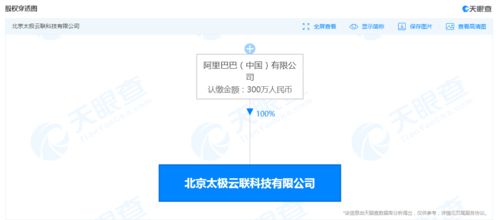 太極云聯(lián)注冊(cè)資本激增500%，阿里巴巴中國全資控股深化應(yīng)用軟件服務(wù)布局